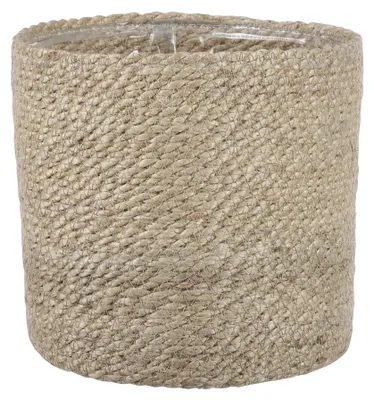 Produktbild von Mica Decorations Pflanzentopf - Rattan - braun - Pflanzkorb - 20x20cm