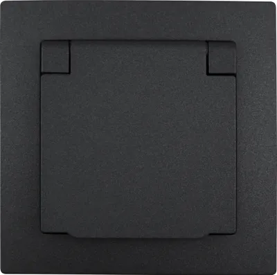 Produktbild von Schutzkontakt-Steckdose McPower ''Flair'', 250V/16A, UP, IP44, anthrazit