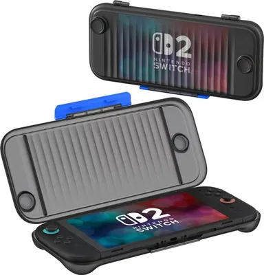 Zdjęcie produktu dla INF Twarda obudowa ochronna kompatybilna z Nintendo Switch 2 - Pokrowiec z amortyzacją Czarny
