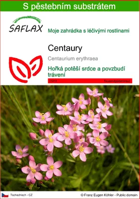 Obrázek produktu pro SAFLAX - Centaury - Centaurium erythraea - 250 Semena - S pěstebním substrátem bez klíčků