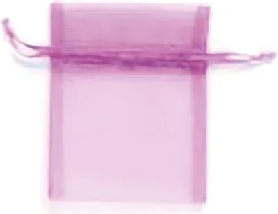Produktbild von Glorex Organzasäckchen rosa, 8 x 10 cm, 6 Stück