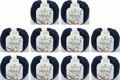 Obrázek produktu pro 10x DMC Natura Just Bavlna – matná, měkká příze ze 100 % česané bavlny, 302 (barva N28)