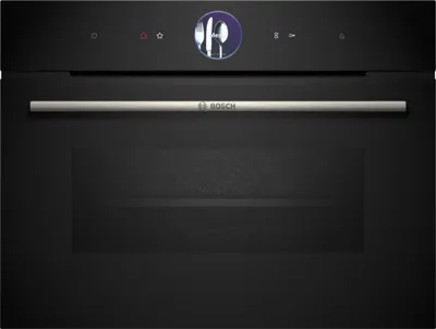 Produktbild von Bosch Serie 8 CSG7361B1, Medium, 47 l, 30 - 250 °C, 47 l, Schwarz, Berührung
