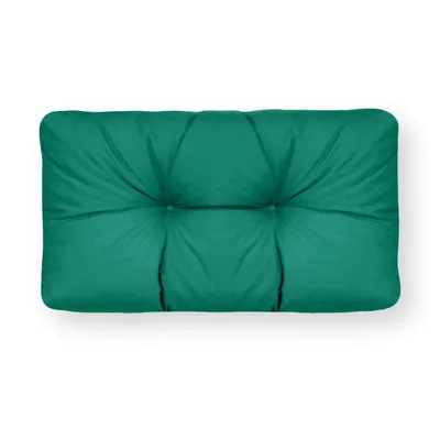 Produktbild von 4L Textil Palettenkissen waschbar Palettenauflagen Europaletten Sitzkissen Rückenlehne wetterfest (Eckkissen 60x40 cm, Grün Uv-beständig)