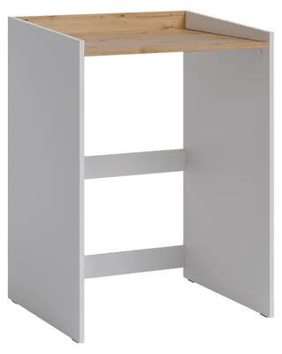 Image de Armoire machine à laver Vicco Viktor Blanc/Chêne Artisan 67.8x94.6cm avec bord, Model 60596