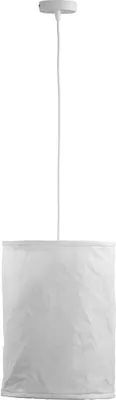 Produktbild von Pendelleuchte Weiß E27 Stoffschirm Ø 30 cm Modern Wohnzimmer Schlafzimmer Hängelampe