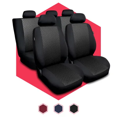 Produktbild von Autositzbezüge Universal Schonbezüge Sitzauflage PKW Schonbezug Polyester Grau