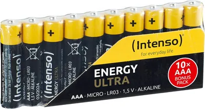 Immagine prodotto di Intenso 7501910 batteria per uso domestico Batteria monouso Mini Stilo AAA Alcalino