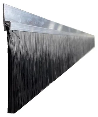 Produktbild von Bürstendichtung 50 x 1500 mm Aluschiene, Besatz: PPN schwarz