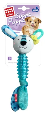 Produktbild von GiGwi Suppa Puppa Quietscher für Welpen und kleine Hunde, Blau
