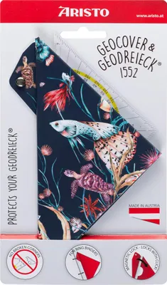 Produktbild von Aristo Geocover 16 cm mit Geodreieck AR1552 + Schutzhülle Motiv MarineLife