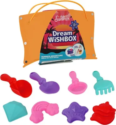 Produktbild von Set aus Schaufeln und Sandformen Kristalle mit Tasche - orange