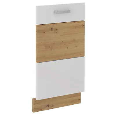 Immagine prodotto di Sportello per lavastoviglie da incasso ADARA - 45x72 cm, bianco / rovere artigianale
