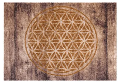Produktbild von AKZENTE Listen Fußmatte FLOWER OF LIFE 50 x 70 cm
