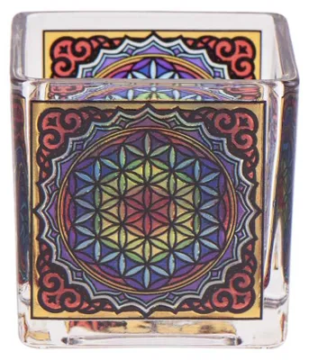 Zdjęcie produktu dla Kieliszek na tealight - Kwiat życia