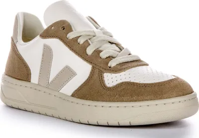 Produktbild von Veja V 10 ChromeFree Wildleder Damen Ledersneaker in Weiß – undefined / Weiß