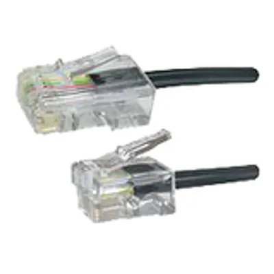 Produktbild von Microconnect MPK455S, 5 m, RJ-11, RJ-45, Männlich, Männlich, Schwarz