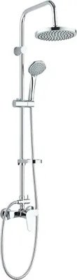 Obrázek produktu pro Nástěnný sprchový sloup se směšovací baterií chrom Intra