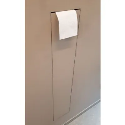 Productafbeelding van Emco asis plus toiletmodule - inbouwmodel, afmetingen 15,4 x 80,3 cm, deur scharniert rechts