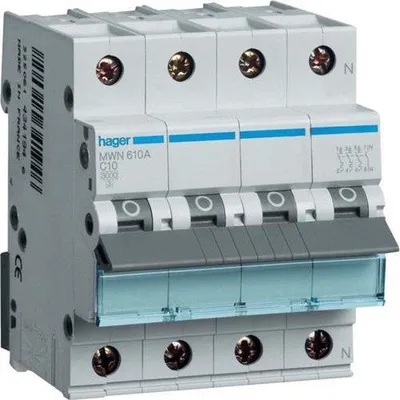 Image de Hager Disjoncteur 3P 15kA C-80A 4,5M HMC380 (HMC380)