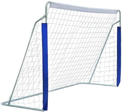 Immagine prodotto di Porta da calcio professionale: struttura in acciaio robusta, rete in PE resistente agli agenti atmosferici, regolazione dell'altezza per giovani e adulti, facile da montare, ideale per l'uso in giardino o per l'allenamento (blu)