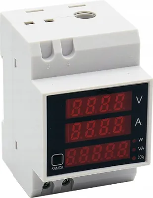 Immagine prodotto di Dispositivo Di Misura Digitale Per Corrente, Tensione, Potenza, Energia Per Guida Din 0-100A