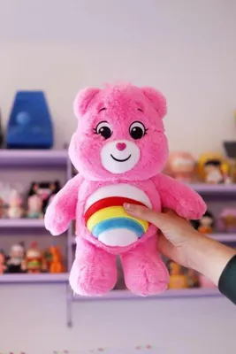 Produktbild von Glücksbärchis Plüschtier - TOUCALIN - 30cm - Rosa Jubelbär