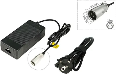 Image de Chargeur PowerSmart 2,0 A pour batterie lithium-ion 24 V rechargeable pour vélo électrique