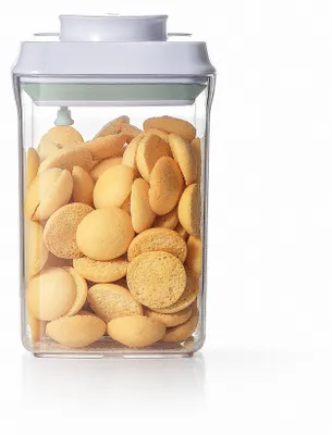 Immagine prodotto di Contenitore ermetico per alimenti, con sistema di chiusura a "pop-up" e capacità di 0,9 litri