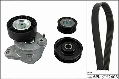 Zdjęcie produktu dla Zestaw Paska Wielorowkowy Db M272 W203/W204