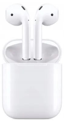 Zdjęcie produktu dla Bezprzewodowe słuchawki douszne AirPods 2 TWS, kolor biały