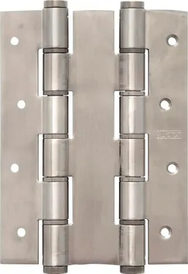 Produktbild von Pendeltürband doppelt wirkend, Rollen ø 18 mm, Höhe 180 mm, Edelstahl