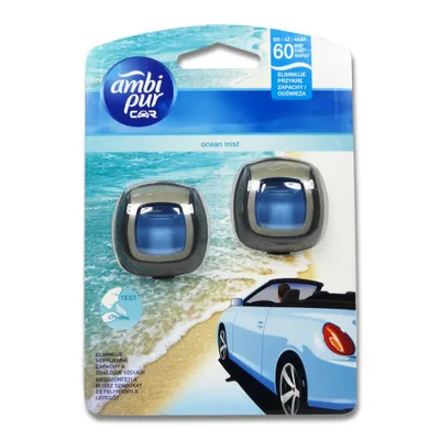 Produktbild von Ambi Pur Car Lufterfrischer Meeresfrische, 2 x 2 ml