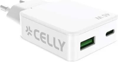 Zdjęcie produktu dla Celly SLIMTC1C1A45WWH, Wewnętrzna, Prąd przemienny, 20 V, Biały