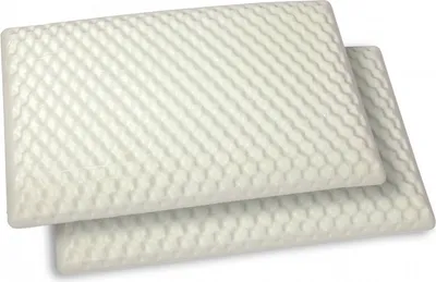 Produktbild von Talamo Italia Paar Kissen für Bett, 100 %  Italy, Kissen aus Massageschaum, hypoallergen und atmungsaktiv, 73 x 43 x H14 cm