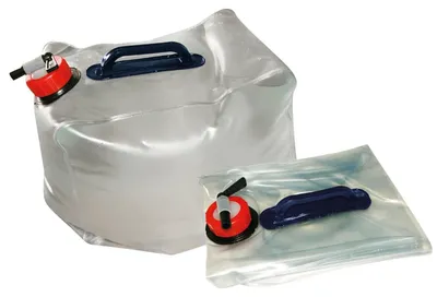 Obrázek produktu pro Skládací nádoba na vodu 15 l s kohoutkem bez BPA