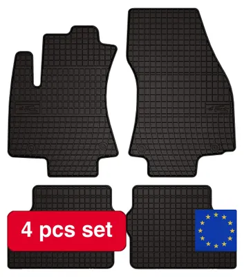 Obrázek produktu pro Gumové podlahové rohože, odolná konstrukce, přesné provedení, černá barva