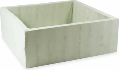 Produktbild von Bällebad 110x110x40 Samtig weich Hellmint – Ohne Bälle / Ohne Bälle