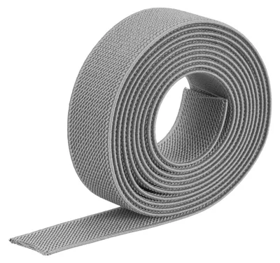 Flaches Gummiband 3,5 cm x 5 m, hellgrau, doppelseitig