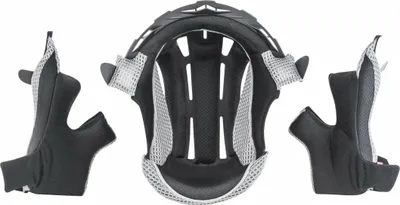 Image de Intérieur de casque noir/gris ACERBIS pour casque X-RACER VTR Taille S