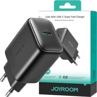 Image de Joyroom Chargeur Jr-Tcf23 avec câble C-C 25W 1M (Noir)