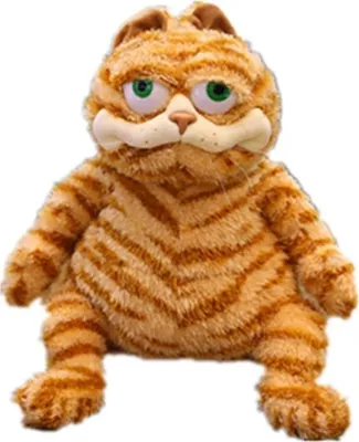 Produktbild von Fat Cat Cartoon Garfield Plüschtier, weiches Stofftier, schöne Weihnachtsgeschenke für Kinder - 30cm