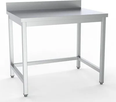 Produktbild von Combisteel Arbeitstisch mit Aufkantung aus Edelstahl 1800x600x900mm