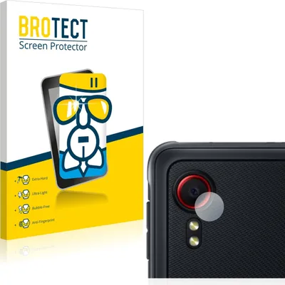 Produktbild von BROTECT Schutzglas für Samsung Galaxy XCover 5 (NUR Kameraschutz) Schutzfolie Panzer Folie Glas Display Schutz klar