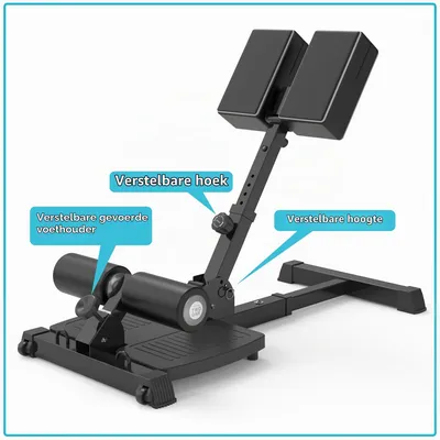 Produktbild von Sissy-Kniebeugbank – Multifunktionales Krafttrainingsgerät – Schwarz – Legierter Stahl – Heimfitnessstudio