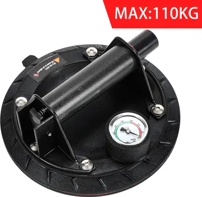 Obrázek produktu pro Sací zvedák Skleněný zvedák 1x přísavky Jednoruční ovládání Skleněná přísavka max.120KG