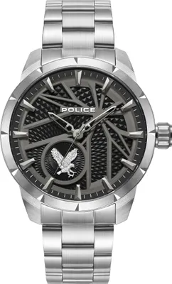 Produktbild von POLICE Herrenuhr Quarzuhr silber onesize Herren 45 PEWJG2227302
