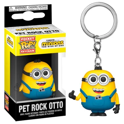 Produktbild von Minions - Pet Rock Otto  - Schlüsselanhänger Funko Pocket POP! Keychain