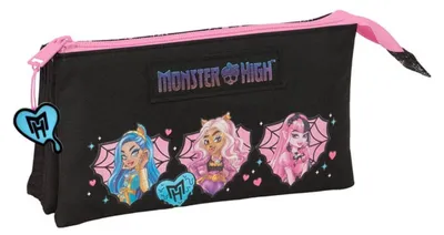 Obrázok produktu pre Púzdro na písacie potreby Monster High (trojité)