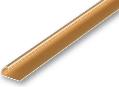 Produktbild von (6,38EUR/m) Teppichklemmprofil goldfarben 1000 mm zum Schrauben Kantenschutz Profil Abschlussprofil Randschutzprofil